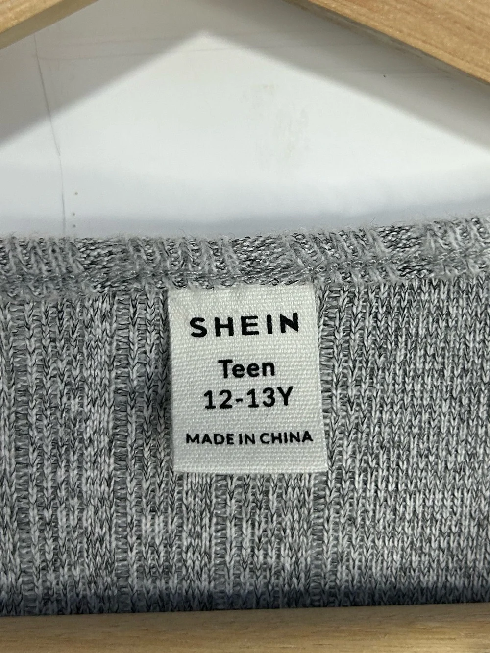5 for $25🔥SHEIN Super Soft Loungewear Shirt & Pants‎ Grey Set Teens 12-13Y